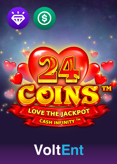 24 Coins Love the Jackpot