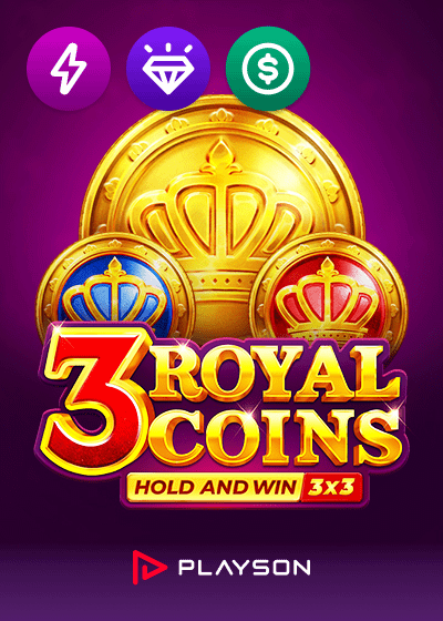 3 Royal Coins Hold and Win